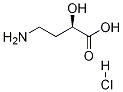 (2R)-4-氨基-2-羟基丁酸盐酸盐, 117173-81-6, 结构式