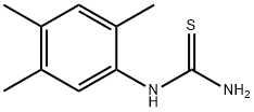 1-(2,4,5-トリメチルフェニル)-2-チオ尿素 化学構造式