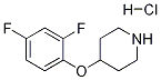 4-(2,4-DIFLUOROPHENOXY)PIPERIDINE HYDROCHLORIDE Structure