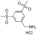 3,5-Bis(methylsulfonyl)benzylamine hydrochloride Structure