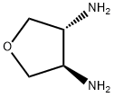 3,4-Furandiamine,tetrahydro-,trans-(9CI) Structure