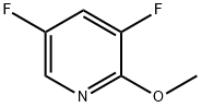 3,5-ジフルオロ-2-メトキシピリジン 化学構造式