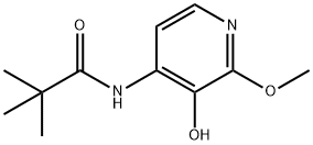 N-(3-羟基-2-甲氧基吡啶-4-基)新戊酰胺,1171919-97-3,结构式
