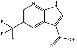 5-(TrifluoroMethyl)-7-azaindole-3-carboxylic acid Structure