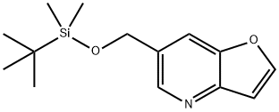 6-((tert-Butyldimethylsilyloxy)methyl)-furo[3,2-b]pyridine Structure