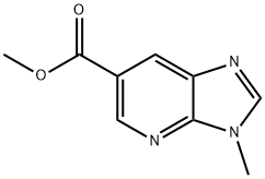 Methyl 3-methyl-3H-imidazo[4,5-b]pyridine-6-carboxylate, 1171920-82-3, 结构式