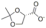 (S)-(-)-2, 2 DIMETHYL-1,3-DIOXOLANE-4-CARBOXYLATE,117205-81-9,结构式