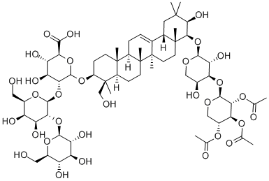 大豆皂苷 AA 结构式