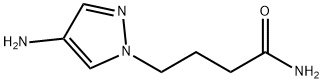 4-(4-amino-1H-pyrazol-1-yl)butanamide Struktur