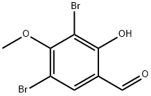 3,5-二溴-2-羟基-4-甲氧基苯甲醛, 117238-61-6, 结构式