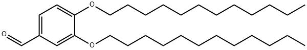 3′,4′-(ジドデシルオキシ)ベンズアルデヒド 化学構造式