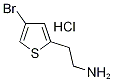 2-(4-Bromothien-2-yl)ethylamine hydrochloride Structure