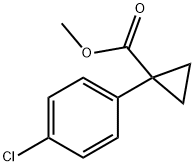 Methyl 1-(4-chlorophenyl)cyclopropane-1-carboxylate 结构式