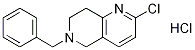 6-N-Benzyl-2-chloro-5,6,7,8-tetrahydro-1,6-naphthyridine HCl Structure
