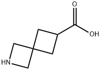 2-アザスピロ[3.3]ヘプタン-6-カルボン酸 化学構造式