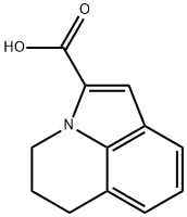 5,6-二氢-4H-吡咯并[3,2,1-IJ]喹啉-2-羧酸, 117273-45-7, 结构式