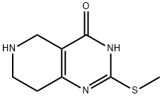 2-(甲巯基)-5,6,7,8-四氢吡啶并[4,3-D]嘧啶-4(3H)-酮 结构式