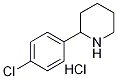 1-Chloro-4-(piperidin-2-yl)benzene hydrochloride Structure