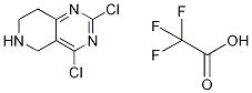 2,4-dichloro-5,6,7,8-tetrahydropyrido[4,3-d]pyrimidine 2,2,2-trifluoroacetate Structure