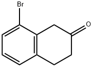 8-溴-3,4-二氢-1H-2-萘酮, 117294-21-0, 结构式