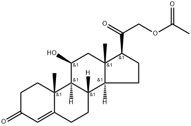 CORTICOSTERONE 21-ACETATE Structure