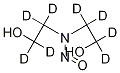 N‐ニトロソビス(2‐ヒドロキシエチル)‐D8‐アミン 化学構造式
