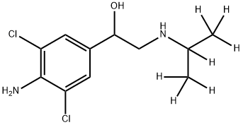 クレンプロペロール-D7 化学構造式