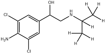 克伦丙罗-D7 结构式