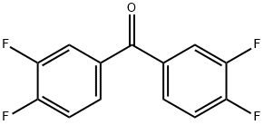 3,3',4,4'-TETRAFLUOROBENZOPHENONE Structure