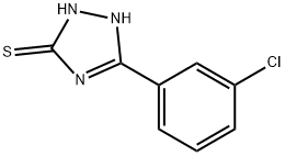 5-(3-氯苯)-4H-1,2,4-三唑-3-硫醇,117320-61-3,结构式