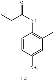 N-(4-Amino-2-methyl-phenyl)-propionamidehydrochloride Struktur