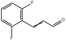 2,6-二氟肉桂醛, 117338-43-9, 结构式
