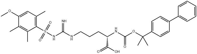 BPOC-ARG(MTR)-OH Structure