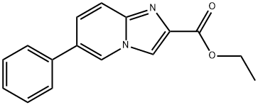ethyl 6-phenylH-imidazo[1,2-a]pyridine-2-carboxylate Structure