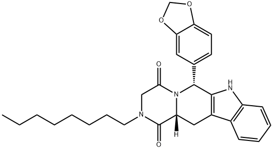 N-オクチルノルタダラフィル 化学構造式