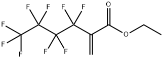 アクリル酸2-(パーフルオロブチル)エチル 化学構造式