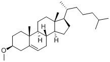 3-Methoxy-10,13-dimethyl-17-(6-methylheptan-2-yl)-2,3,4,7,8,9,11,12,14,15,16,17-dodecahydro-1H-cyclopenta[a]phenanthrene Struktur