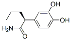 Benzeneacetamide, 3,4-dihydroxy-alpha-propyl-, (S)- (9CI) Structure