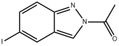 2-Acetyl-5-iodo-2H-indazole, 95% Structure