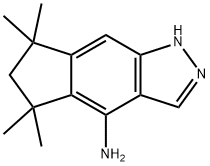 5,5,7,7-Tetramethyl-1,5,6,7-tetrahydrocyclopenta[f]indazol-4-amine, TECH Structure