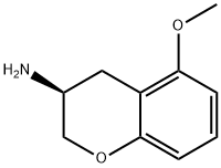 (3S)-3,4-dihydro-5-methoxy-2H-1-Benzopyran-3-amine Structure