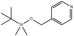 4-(TERT-ブチルチルジメチルシリルオキシメチル)ピリジン 化学構造式