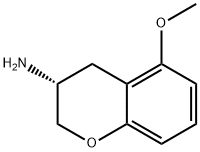 (3R)-3,4-Dihydro-5-methoxy-2H-1-Benzopyran-3-amine Struktur