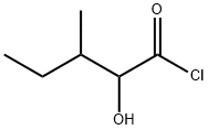 Pentanoyl  chloride,  2-hydroxy-3-methyl- Struktur