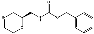 (S)-2-N-Cbz-aminomethylmorpholine Structure