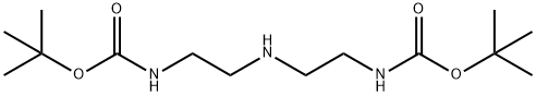 (アザンジイルビス(エタン-2,1-ジイル))ジカルバミン酸ジ-TERT-ブチル 化学構造式