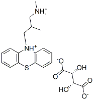 10-[3-(dimethylammonio)-2-methylpropyl]-10H-phenothiazinium [R-(R*,R*)]-tartrate Structure