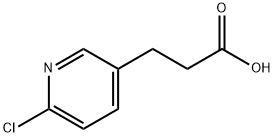 3-(2-Chloropyrid-5-yl)-propanoic acid
 Structure
