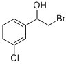 2-BROMO-1-(3-CHLOROPHENYL)ETHANOL Struktur