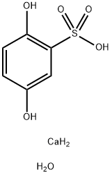 羟苯磺酸钙 (一水合), 117552-78-0, 结构式